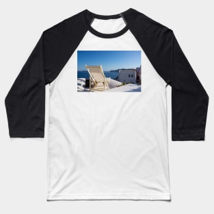 White deck chair. Baseball T-Shirt